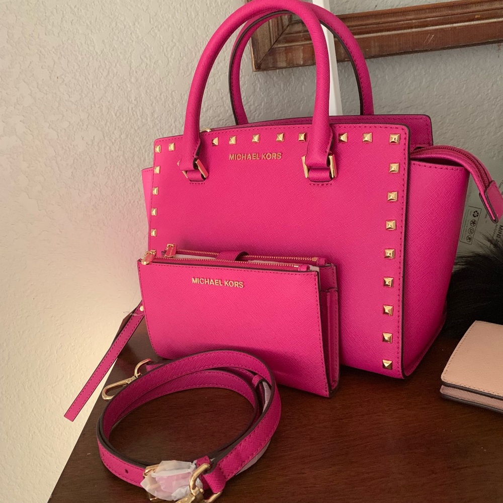 Last one 🌷 Selma Medium & double zipper wallet - Picture 2 of 6